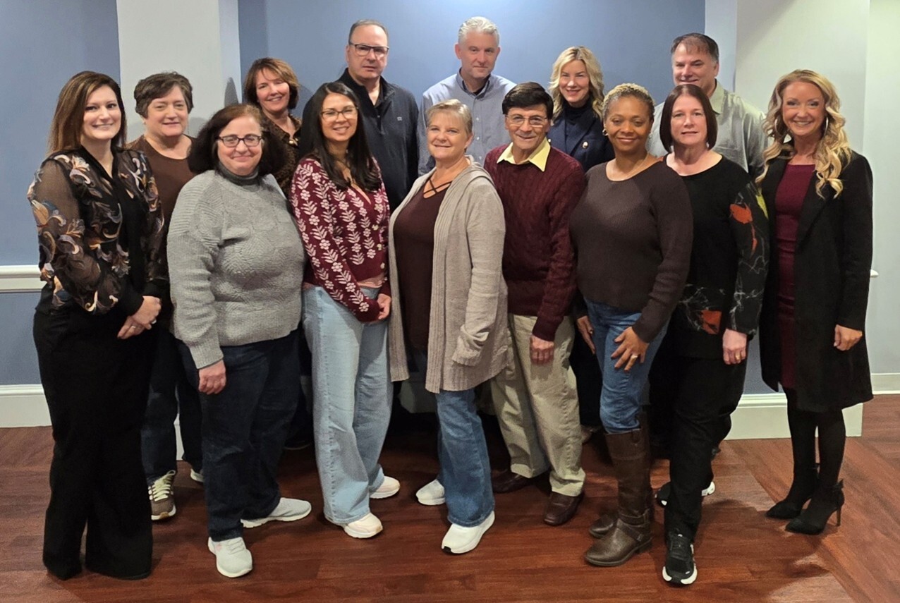 Employee photo in hallway